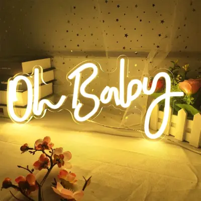 Custom LED neon sign for birthday holiday party
