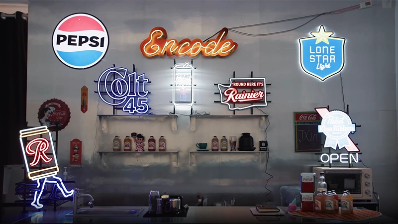 iLEDSign neon sign showroom