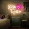 Better Together LED Wedding Neon Sign - Image 2
