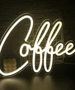 coffe neon sign custom